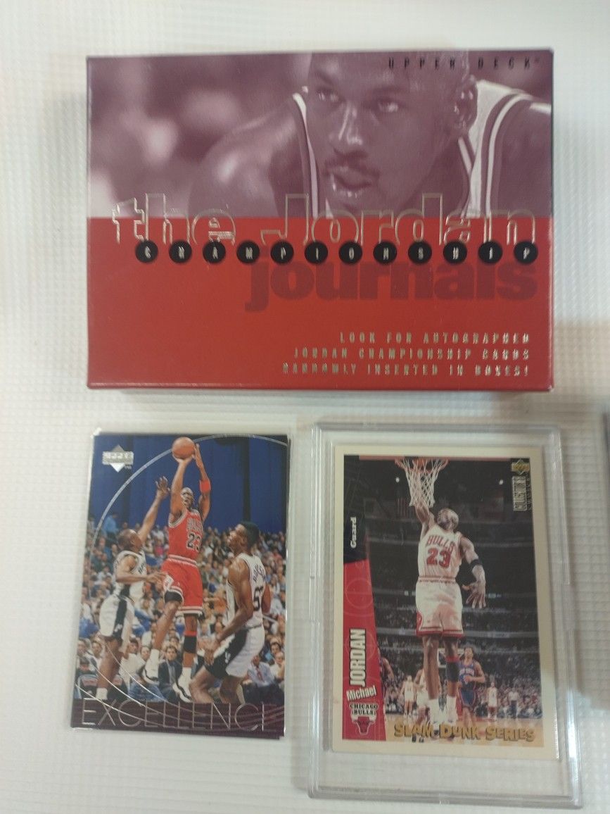Collection Of 60 Mixed Michael Jordan Cards With 25 Commemorative Large Cards In Box