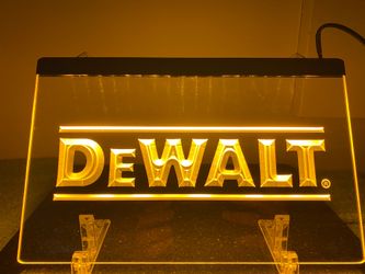 DeWalt LED Sign (8”x12”)