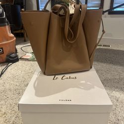 Polene Le Cabas Leather Tote Bag