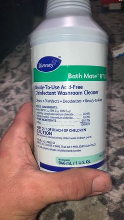Diversely bathroom cleaner