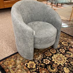 Grey Boucle Chair 