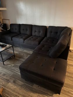 Black sectional