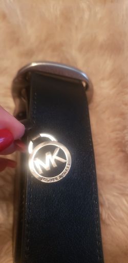 Mk Leather Belt