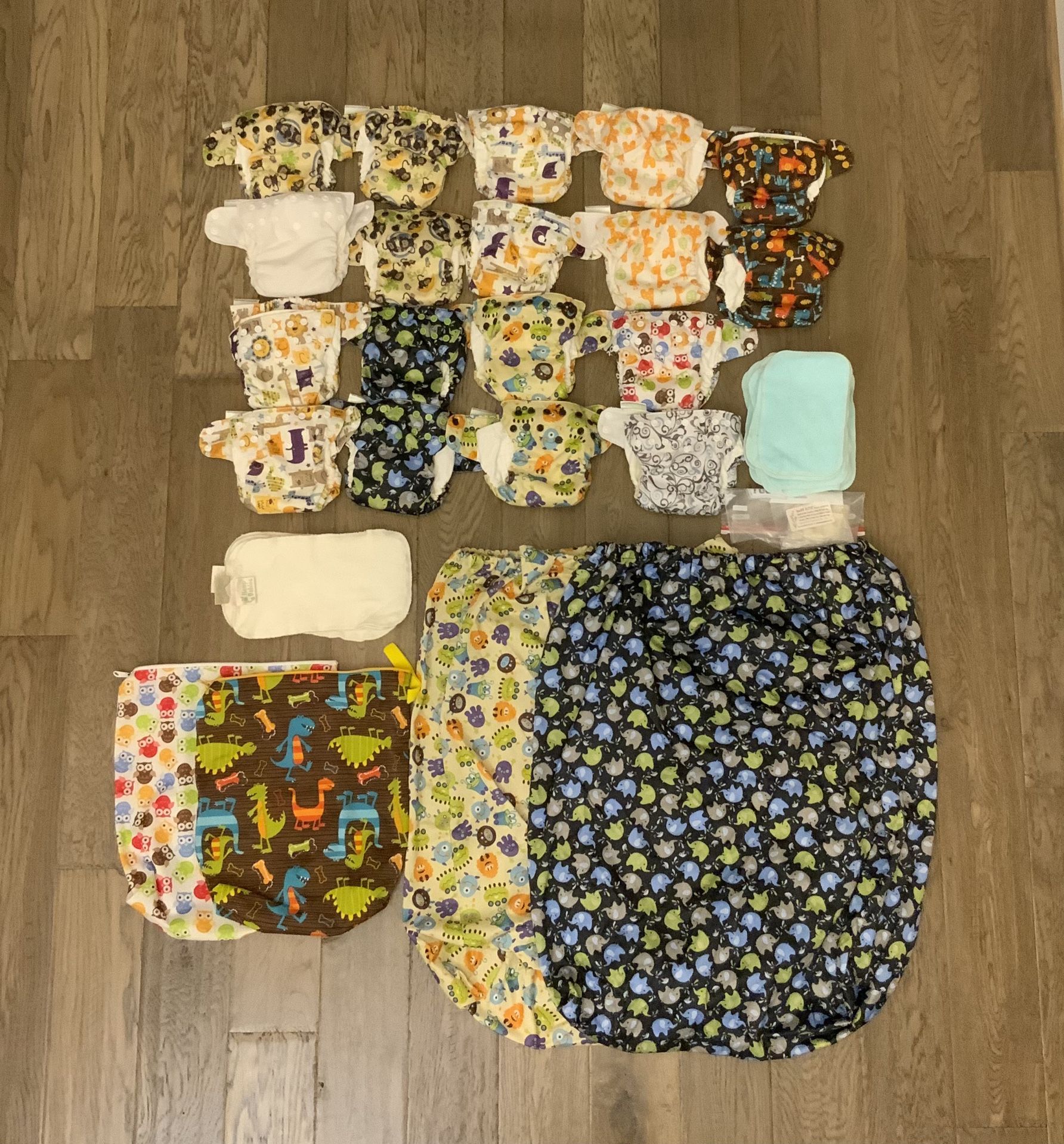 Swaddlebees (Blueberry) AIO Newborn Simplex Cloth Diapers