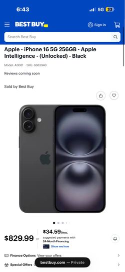 Apple Iphone 16