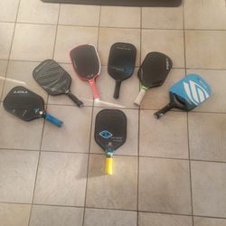 7 Pickleball Paddles Available Priced Individually. 