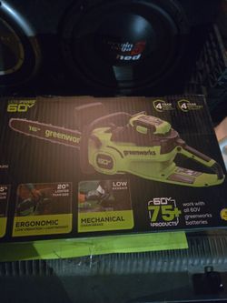 Chainsaw 16 " 60 volt new in box