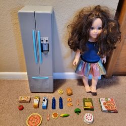 Fridge For Dolls In Great Condition Doesn't Come With The Doll