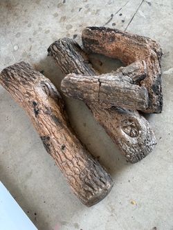 4 Gas/fire artificial logs