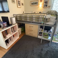 Loft Bed with matching night stand
