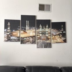 Kaaba Canvas 4 Sets