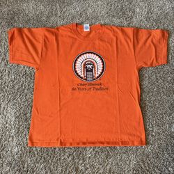 Vintage Illini Chief XL T-Shirt “80 Years Of Tradition”