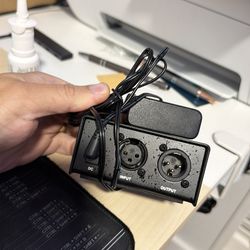 48V Phantom Power Supply (XLR In/Out) – For Condenser Mics