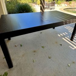 Espresso-Colored Dining Table from IKEA