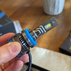 H7 LED Headlight Bulb,  High-Focus Extremely Bright 6500K Cool White Conversion Kit - Adjustable Beam, Halogen Replacement 