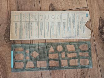 IBM Flowcharting Template with Original Envelope