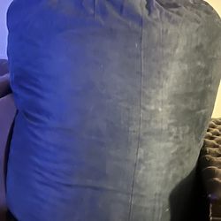Blue bean bag