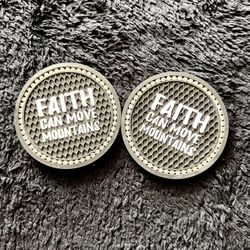 2PCS Universal Vehicle Bling Cup Coaster