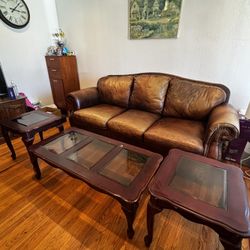 Sofa and Coffee table Plus 2 Side Table