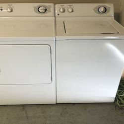 GE Top Loader Set Washer And Dryer