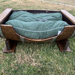Wine Barrel Pet Bed
