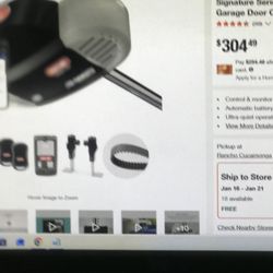 Genie Signature Series 1hp. Belt Drive Smart Garage Door Opener With Battery Backup I have 3.