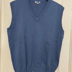 Edwards Unisex V-Neck Cotton Blend Sweater Vest/XL Men