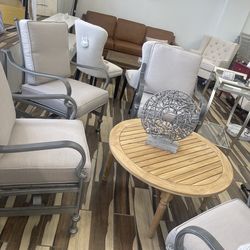 Lounge Chair Grey/Tan