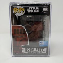 Boba Fett Funko Pop #297 Hard Case Wondercon Editon