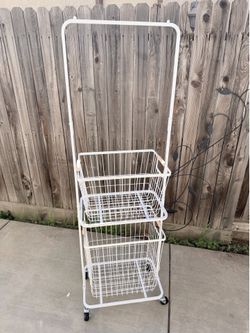 Laundry clothes baskets and rack