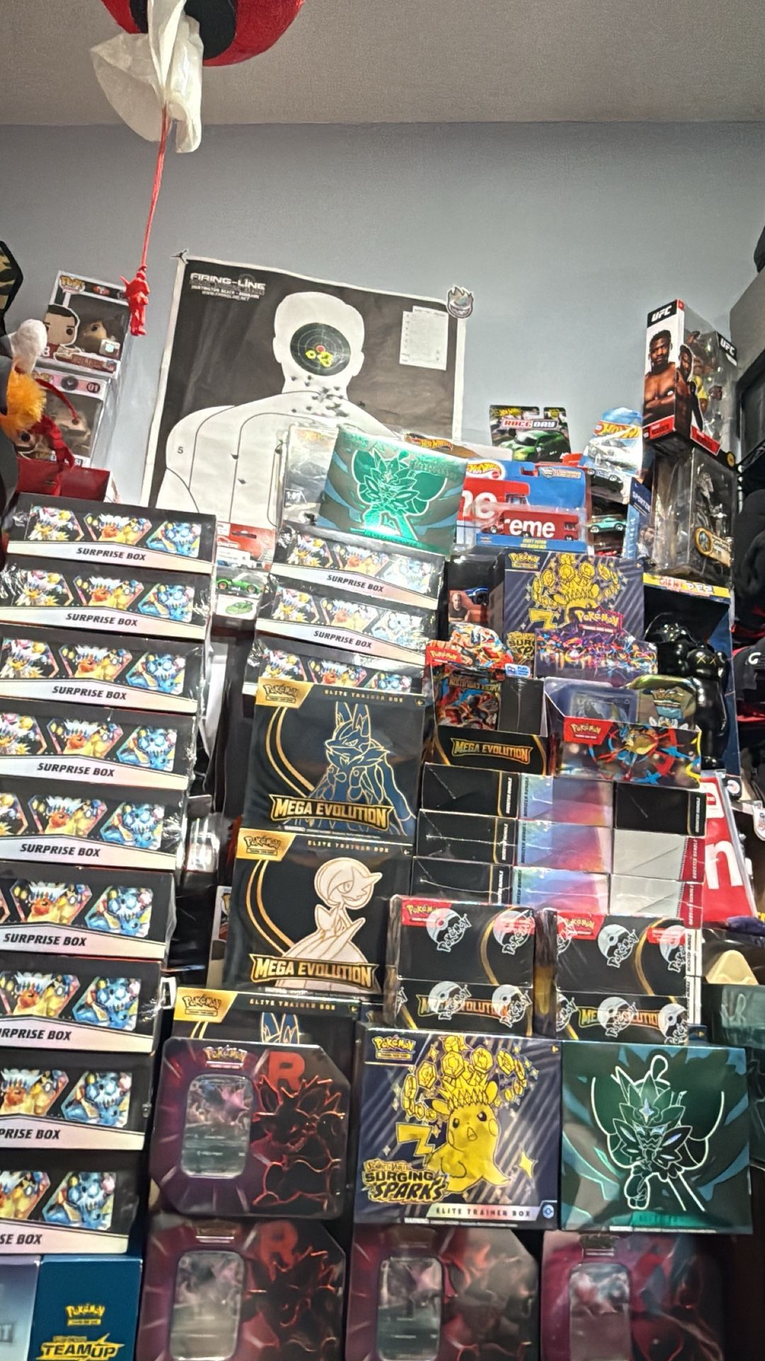 MEGA EVOLUTION BOOSTER BOXES, SURGING SPARKS , PRISMATIC, WHITE FLARE , BLACK BOLT