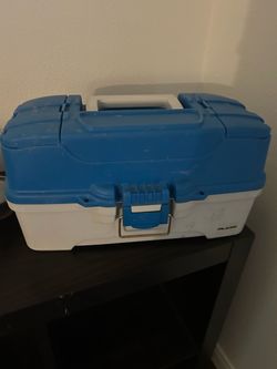 Plano Tackle Box Blue and White