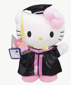 Brandnew Hellokitty congratulations for graduation!! plush toy 