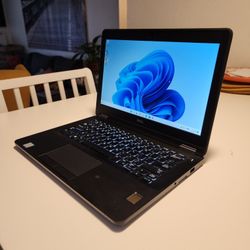 Dell Latitude E7470 laptop computer  13.3-inch 
Intel Core i7-6600U X2 2.6GHz 
8GB RAM
120GB SSD 
Windows 11 pro. Microsoft office installed.  Nothing