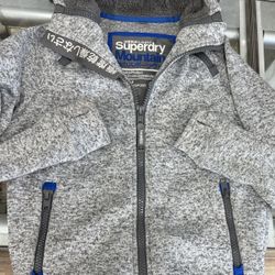 AUTHENTIC SUPERDRY Storm Sidewinder Ziphood Jacket Hoodie Sweater Sz M EXCELLENT