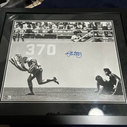 RICK MONDAY FRAMED/SIGNED PICTURE 