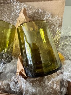 Green verve glasses