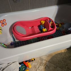 Free Pink Baby Bath Tub