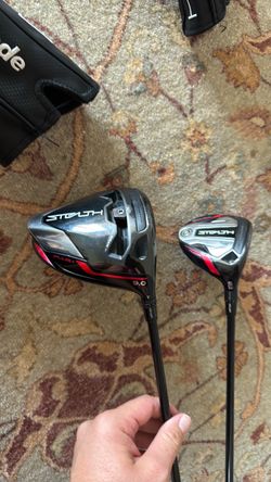 Taylormade Stealth Plus Driver and 5 Wood