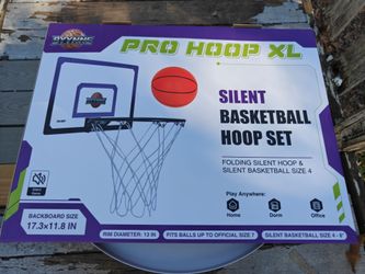 Pro Hoop XL Silent Basketball Hoop Set with Basketball