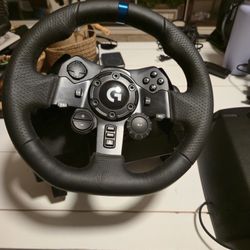 Logitech G923 Gaming Wheel w/ Thrustmaster TH8S Shifter