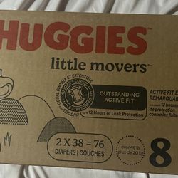 Huggies Size 8 Diapers 