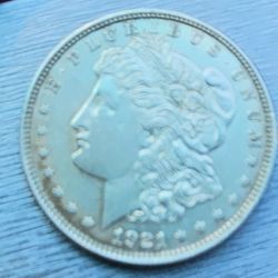 A  Rare 1921 SILVER DOLLAR