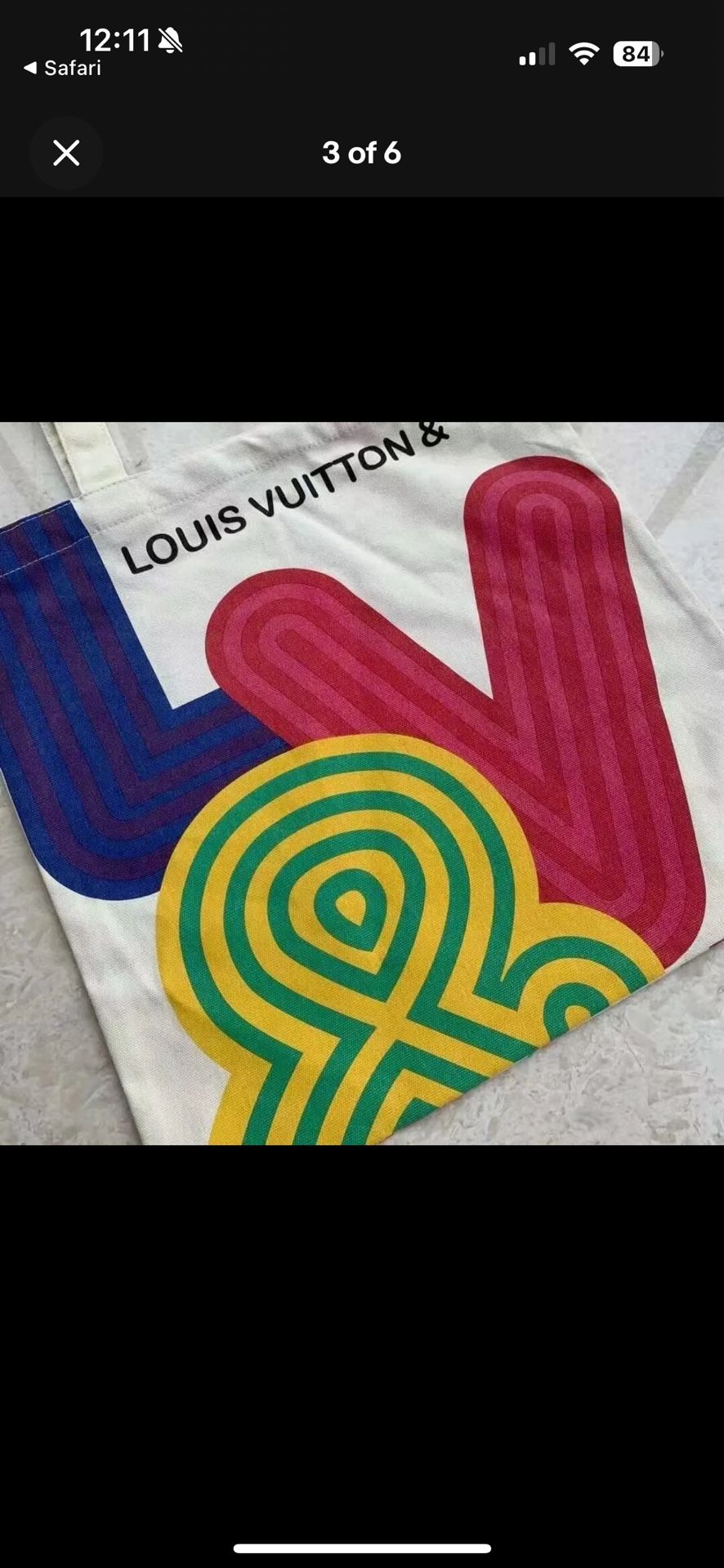 Louis Vuitton Novelty Limited Edition Eco Tote 
