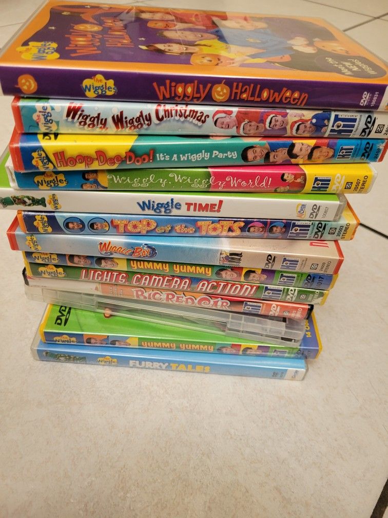 The Wiggles Dvd Lot