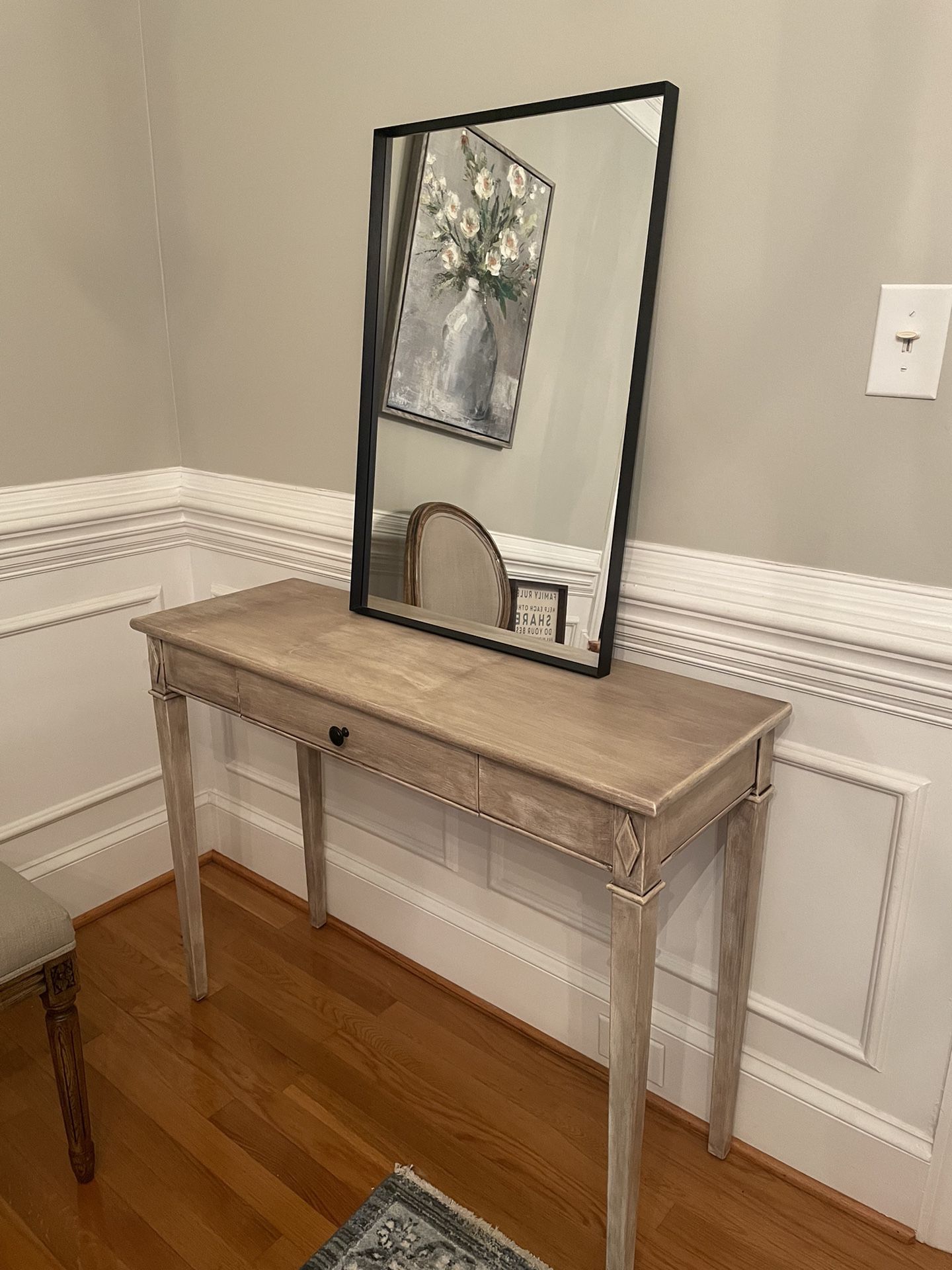 Entryway Table And Mirror