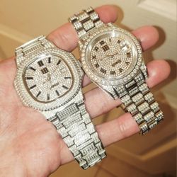 Moissanite Harlem Bling Watches