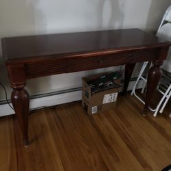 Wood Decorative Table With Drawer
