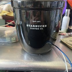 Vintage Starbucks Coffee Jar