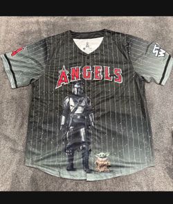 Angels Mandalorian Star Wars MLB Jersey